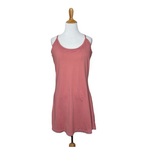 Willit Pink Built-In Bra Racerback Dress Tennis Pickleball Athletic Size large - Picture 1 of 6